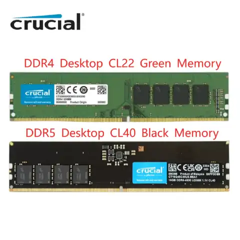 Новая Оригинальная настольная игровая память Crucial Ballistix 3200 МГц DDR4 DRAM 8 Гб CL16 черная XMP 2,0 автоматический разгон