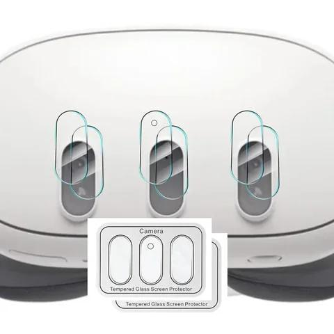 1-3 комплекта для Meta Quest 3 VR, защитная пленка для объектива из закаленного стекла, прозрачная HD защитная пленка от царапин для Meta Quest3 2025