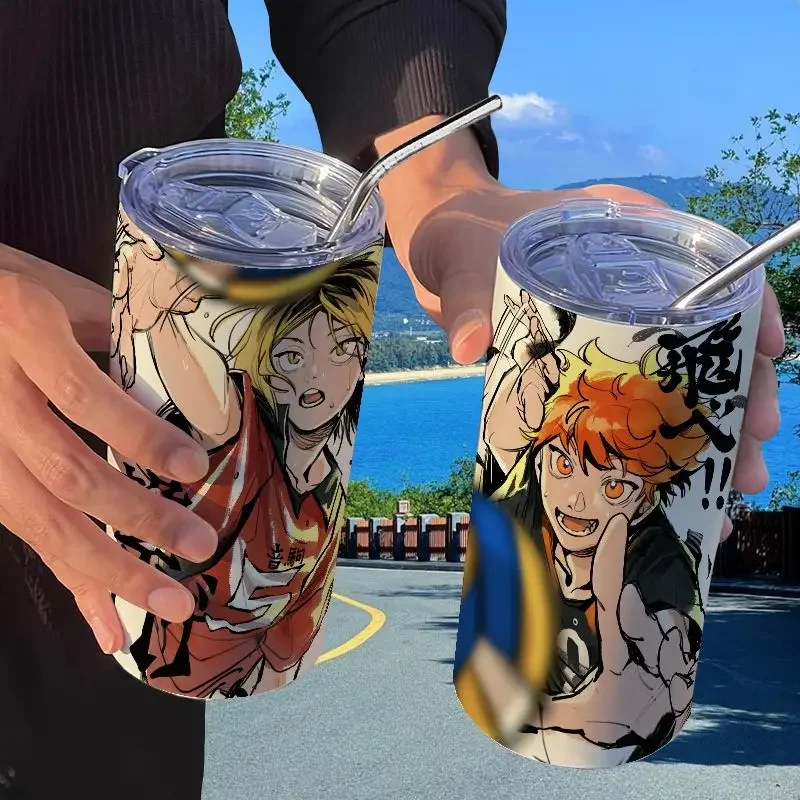 Аниме Haikyuu! Shoyo Hinata Tobio Kageyama Cosplay чашка для воды термос ambito подарок