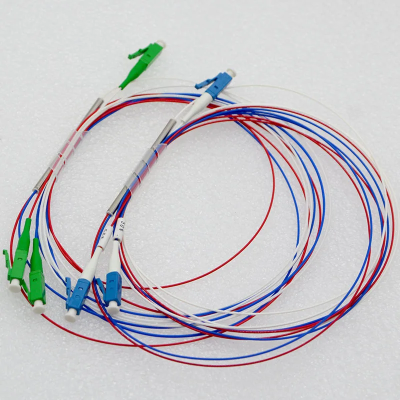 10 шт. FTTH мини-оптический оптоволоконный разветвитель 0,9 мм1x2 ...