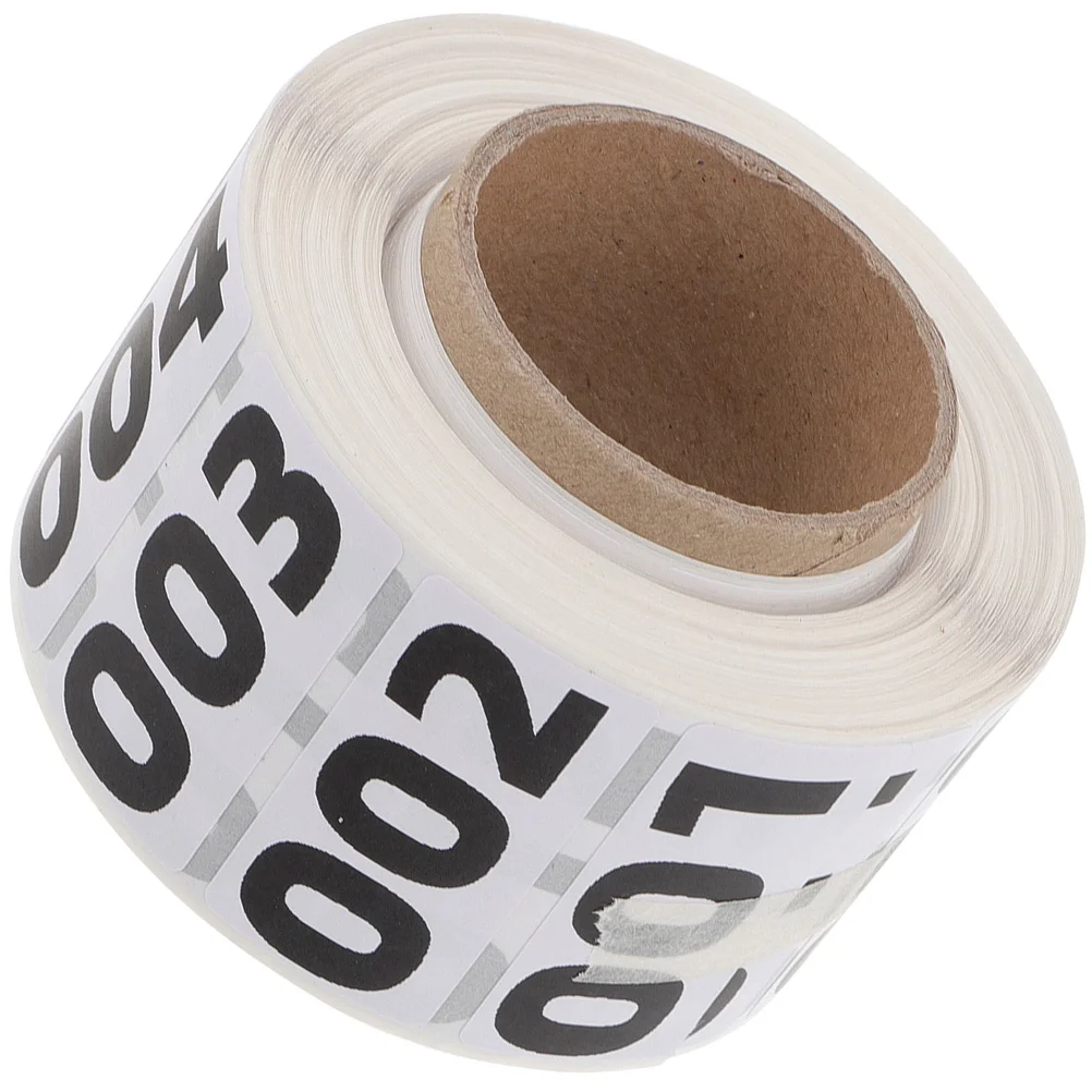 

1 Roll Numbered Stickers Consecutive Numbers Decal Labels for Labeling Inventory and Storage