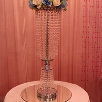 wedding crystal table centerpiecewedding decoration flower stand 80cm tall 10pcslot