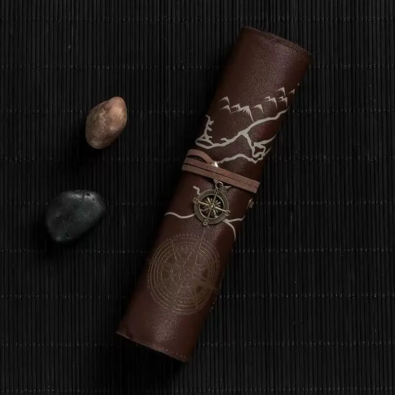 Сумка-карандаш модный корейский канцелярский чехол для ручек винтажный дизайн с