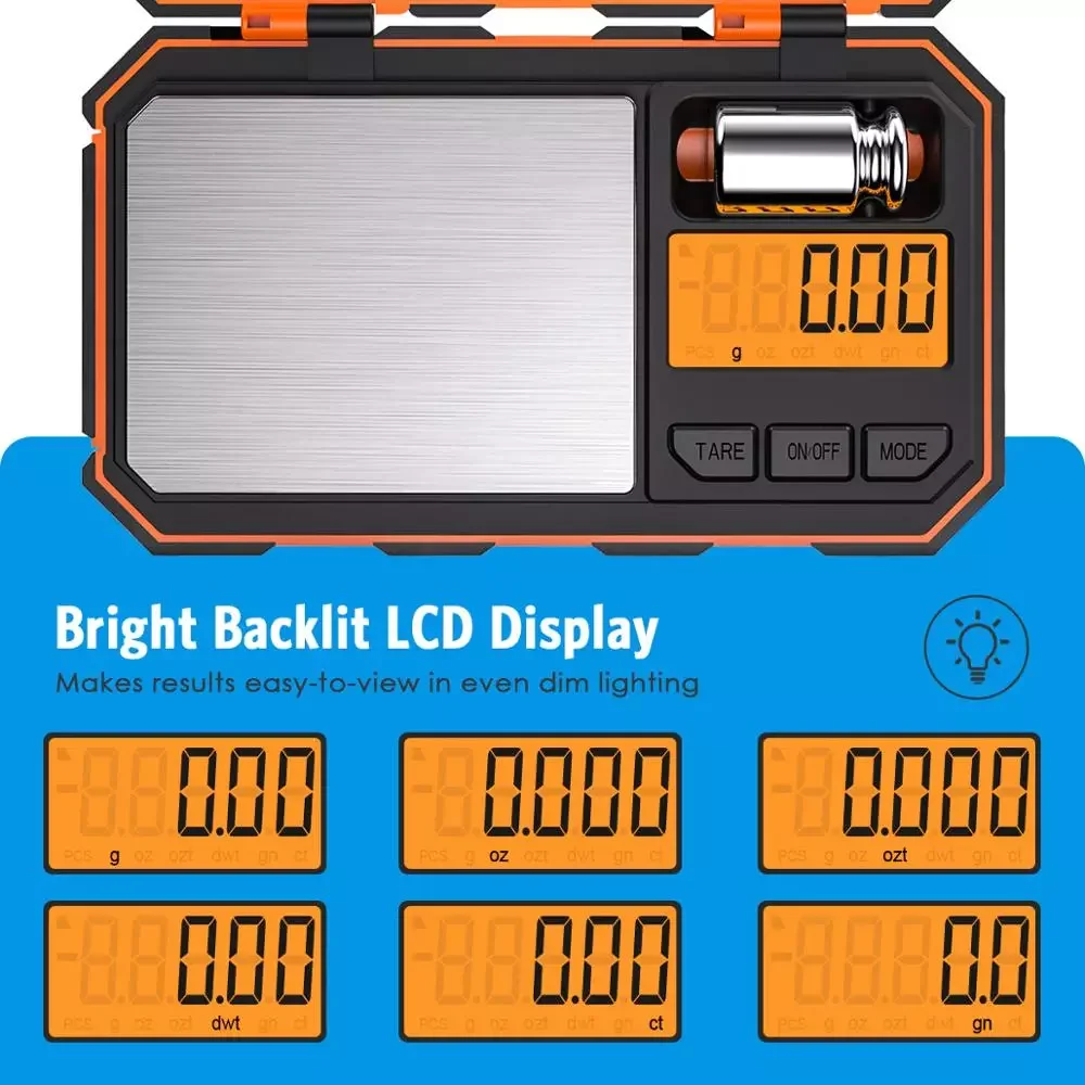 Точные цифровые весы 100 г для фотографий с функцией балансировки веса пищевых