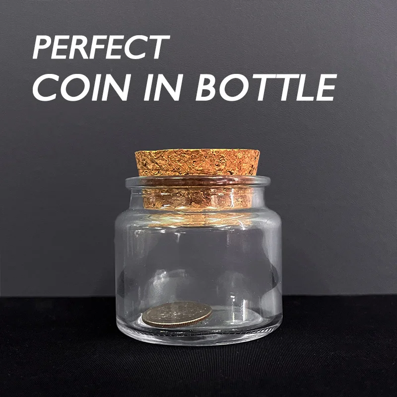 

Perfect Coin in Bottle (Half Dollar) by Mickael Chatelain Magic Trick Gimmick Prop Magician Close Up Illusion Mentalism Comedy