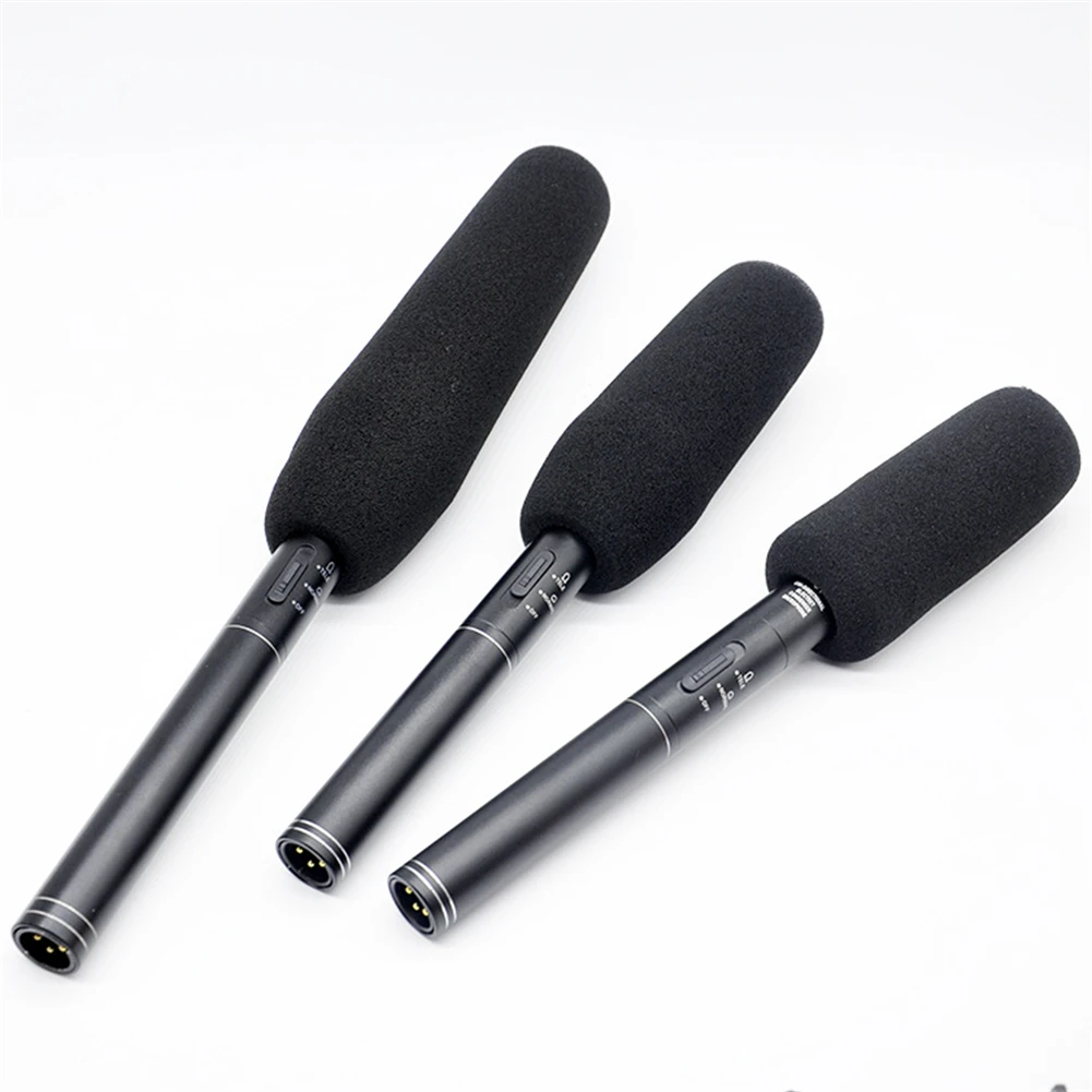 

1pc Microphone Windscreen Sponge Cover For Shotgun Mic Long Interview Camera Mic High Quality Foam Microphone Covers 12/15/22cm