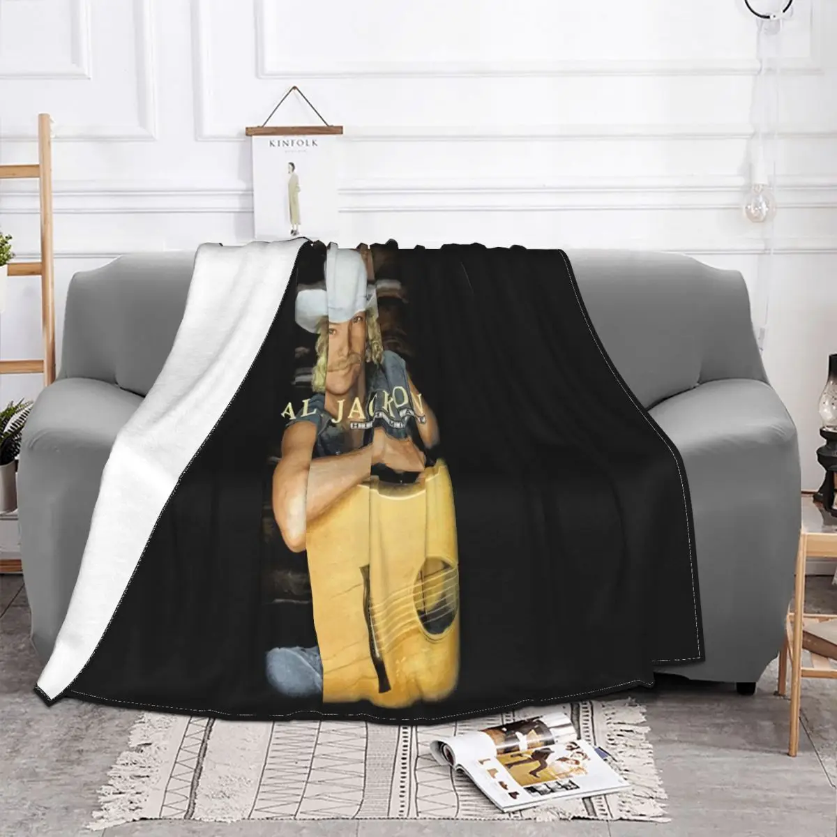 Новое мужское одеяло Deadstock Alan Jackson High Mileage Band Swea Cronies Tag размер Xl 1998 женское