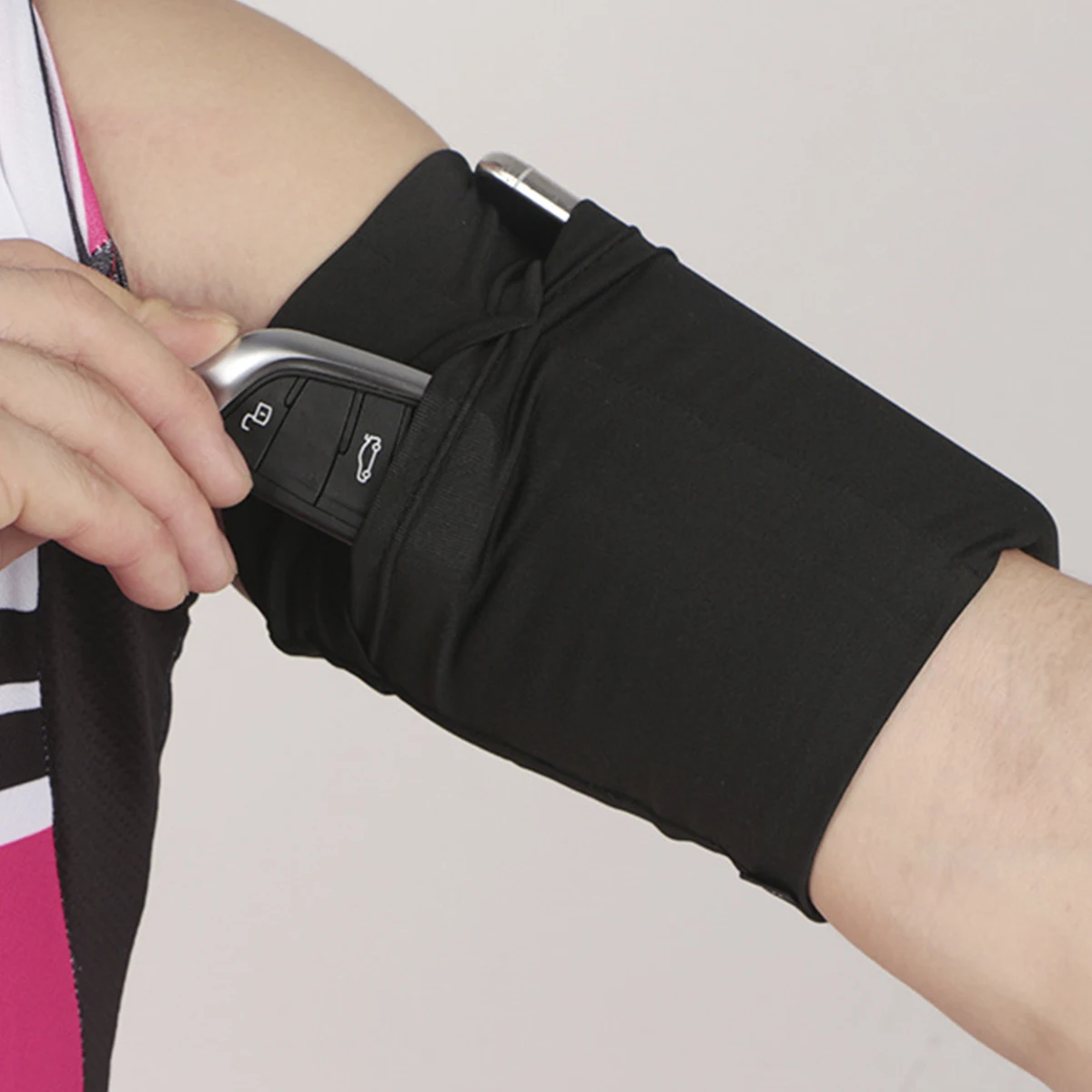 

Повязка для телефона для бега, Светоотражающая повязка на руку для смартфона, дышащий спортивный повязка на руку для телефона, мягкий сотов...