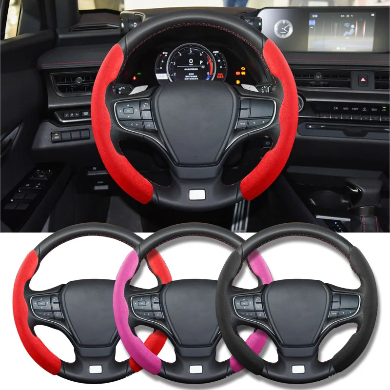 

Car Steering Wheel Cover Breathable Non-slip PU Leather For Audi A4 B5 B6 B7 8P 8V 8L A5 C7 4F A8 Q2 Q7 RS3 RS4 RS5 RS6 TT 4L R8