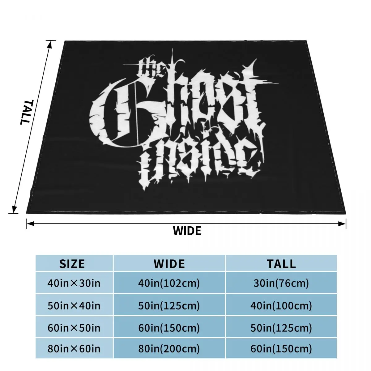 Ghost Band BC Rock одеяла фланелевые многофункциональные ультрамягкие покрывала с