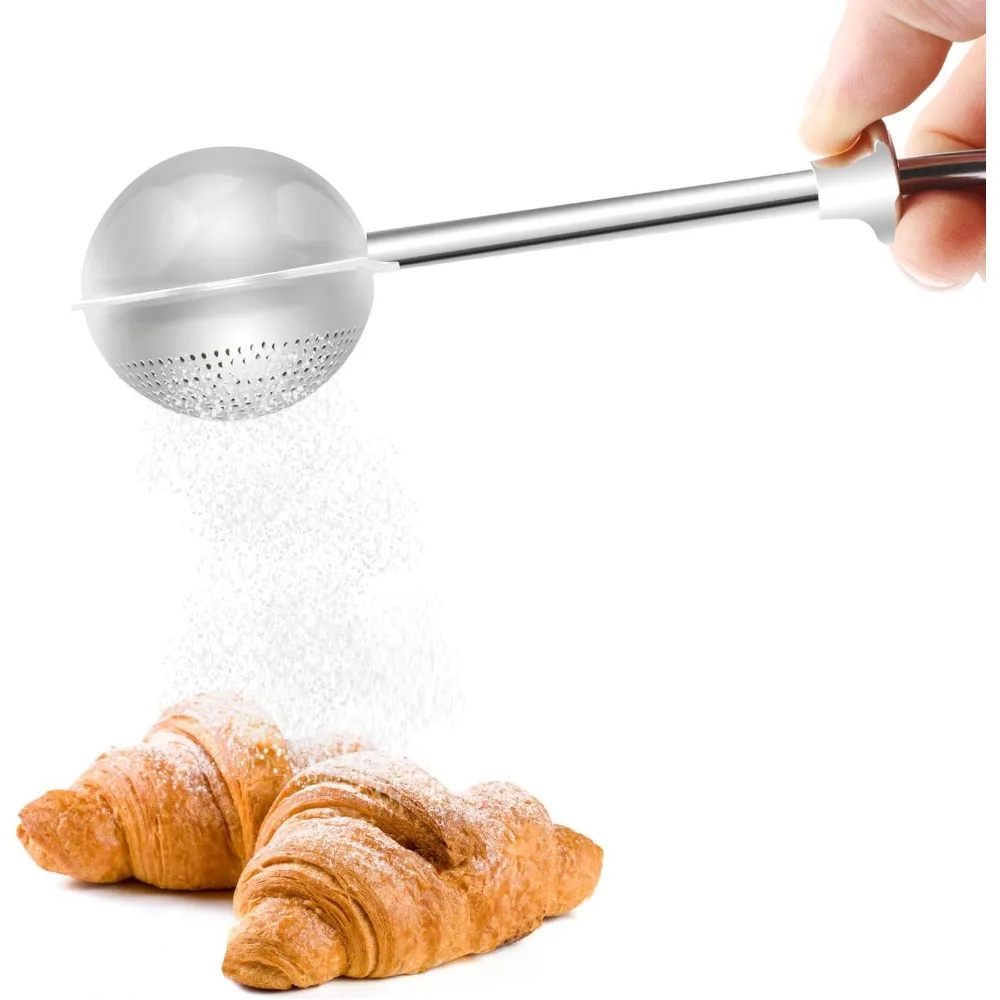 Сито для муки выпечки инструменты шейкер порошкового сахара тряпка с крышкой
