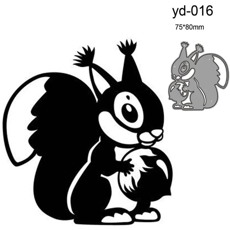 Металлические штампы форма для резки животных белка украшение бумага