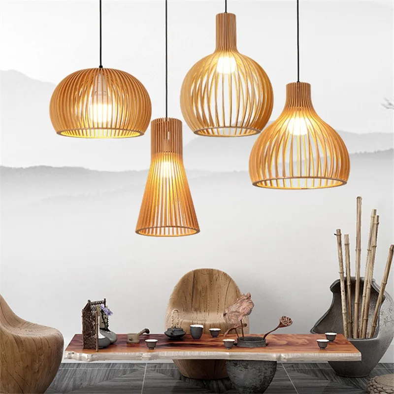 

Octo pendant Lamp Hand-made birdcage Lamp Netherlands wooden lamp home decoration E27 indoor dining room loft rustic lamp