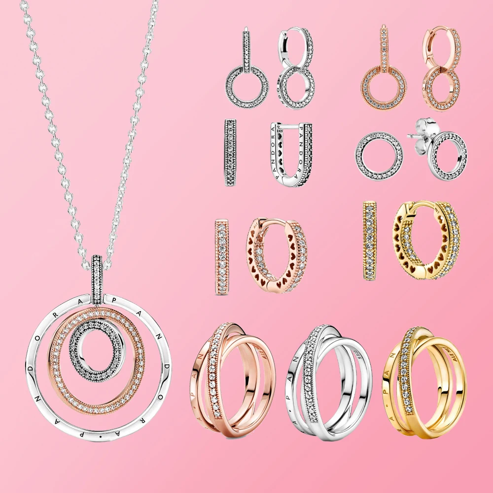 

Женское ожерелье из серебра 2021 пробы, с шармами «сделай сам»