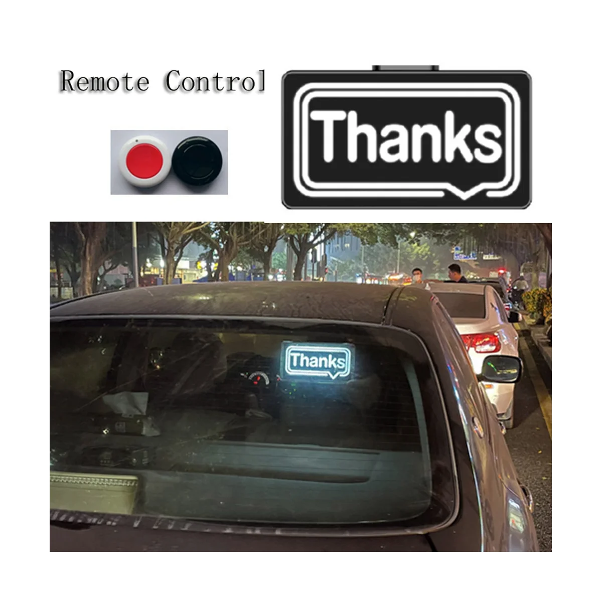 Заднее стекло автомобиля спасибо фонарь заднего вида с дистанционным