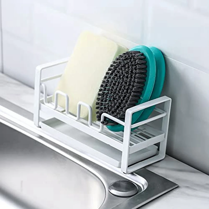 Толстая стойка для раковины полка слива губки сушилка столешницы посуды ткани