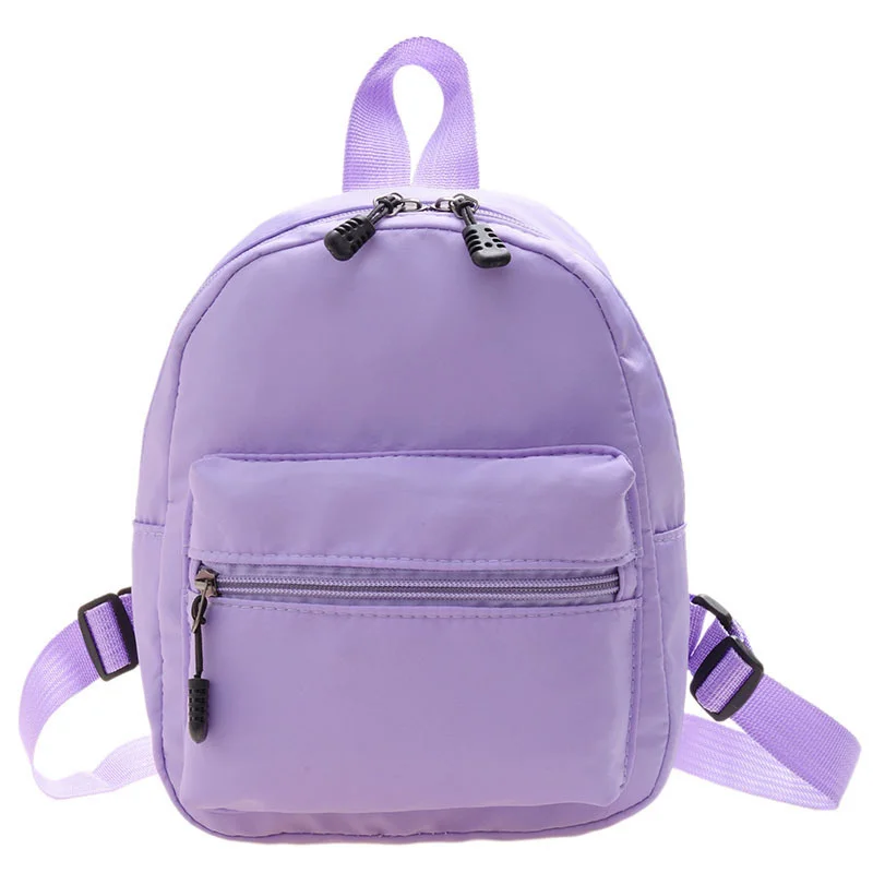 

Mini Womens Backpacks Trend Nylon Female Bag Small School Bags White Rucksack For Teen Girls Fashion Casual Backpack