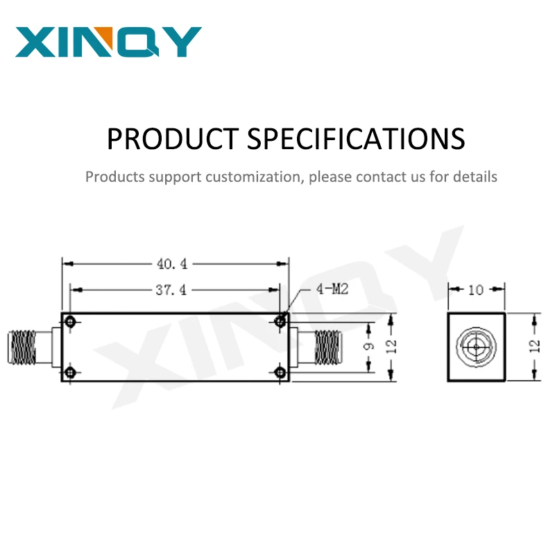 Золотой продавец XINQY XQY-BPF-0,550,95-2WL-SD RF-диапазонный стоп-фильтр 550-950 МГц0,55-0,95 ГГц 2 Вт SMA Female 50 Микроволновая печь для телекоммуникаций (art.: 3920d4310fc33) - 3920d4310fc33
