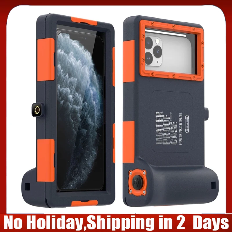 Redpepper Full Sealed Underwater Case For iPhone 13 Pro Max Mini Waterproof Shockproof Diving Cover for iPhone 11 12 XS XR SE3 iphone 12 pro max leather case