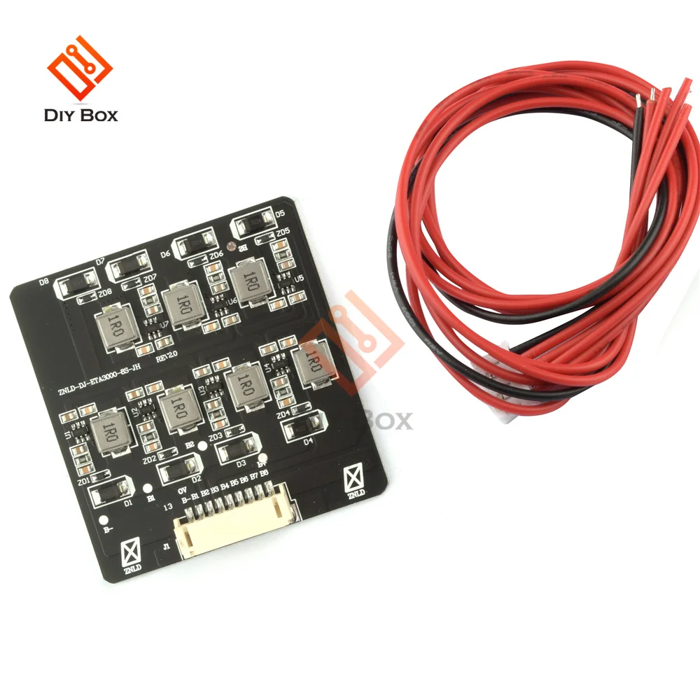

4S 8S Lithium Battery Active Balance Board Module BMS 2S-8S 1.2A Balance Board for Lifepo4 LTO Lithium Battery