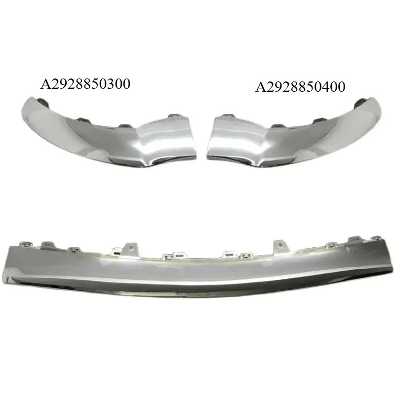 

Хромированная накладка на передний бампер для Benz W292 GLS GLE 2016-2019 A2928852200 A2928850300 A2928850400, аксессуары для спойлера