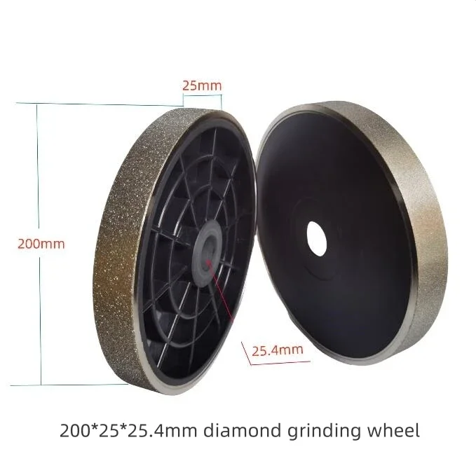Алмазный шлифовальный круг 8 дюймов 200 мм диаметр 25 толщина 4 отверстие