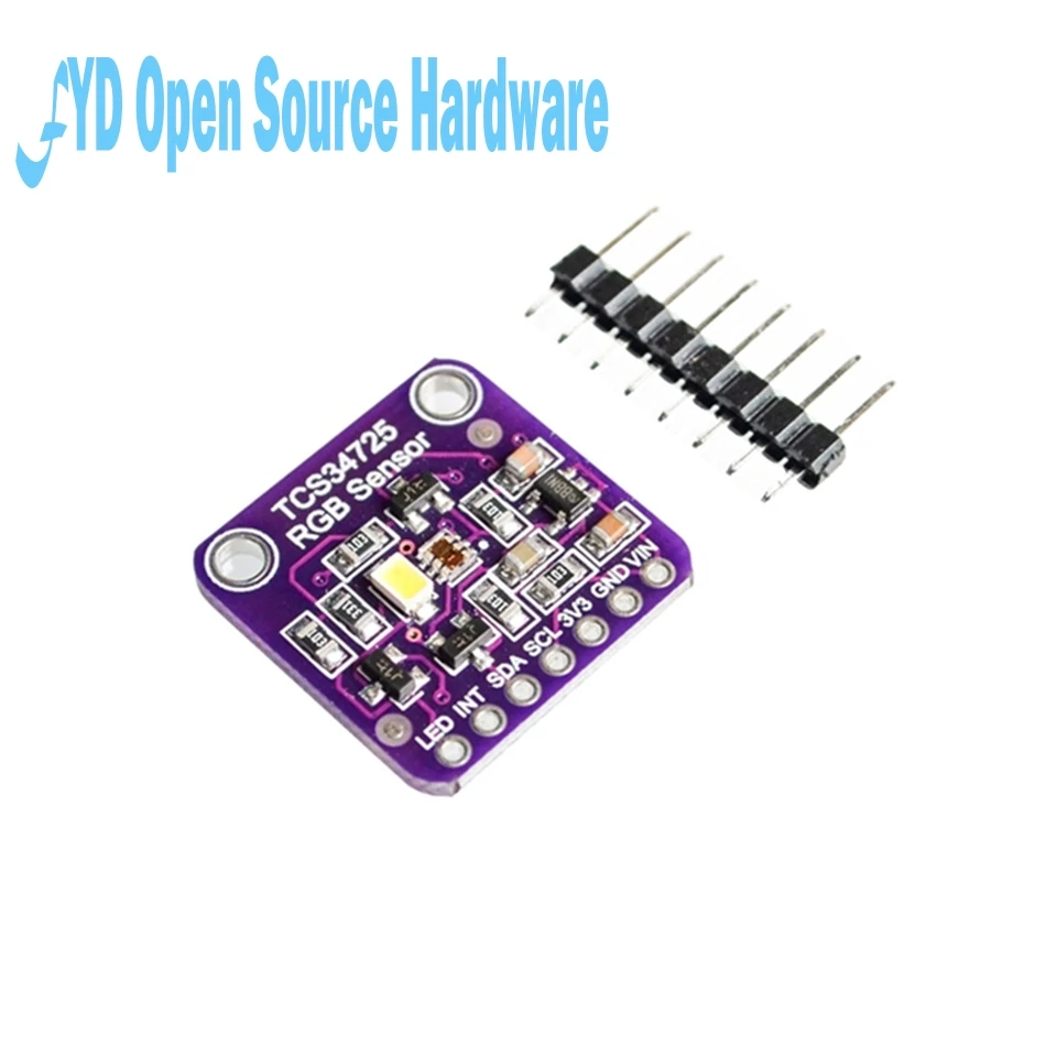 

1pcs TCS34725 Low Power IR Blocking Filter RGB Light Color Sensor Recognition Diy Kit Electronic PCB Board For Arduino