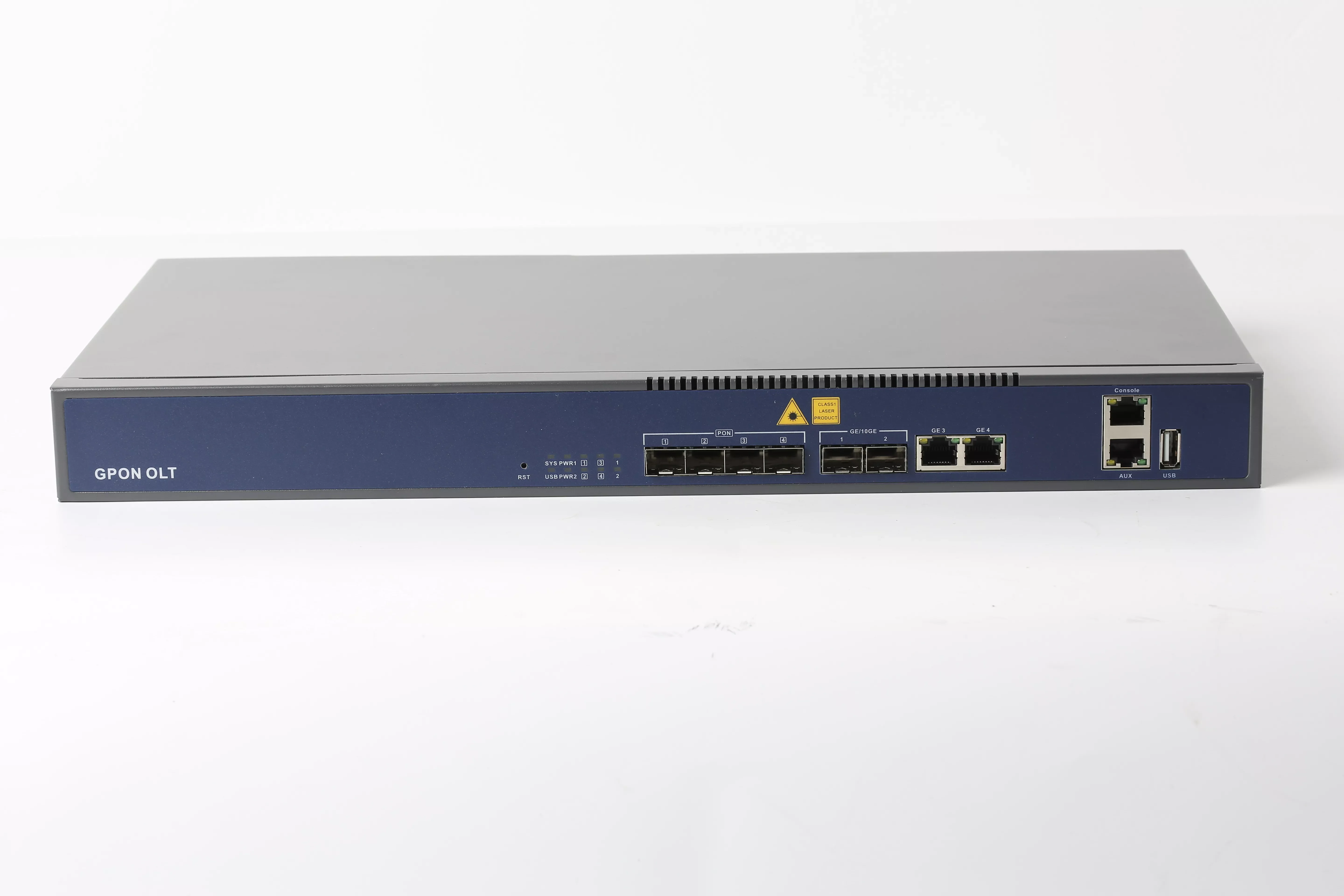 4 разблокированные порта Uplink бренда AJYA GPON OLT 10G совместимы с Fiberhome HSGQ HUAWEI ZTE ONU -