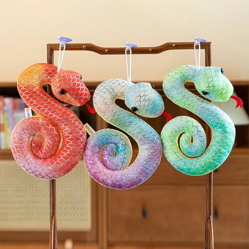 Отпразднуйте Год Змеи счастливой плюшевой игрушкой — тай-дай и золотые акценты