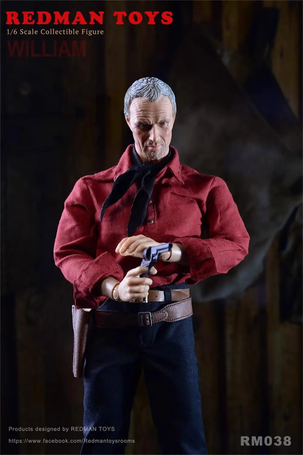 Фотография _ RM038 The West Cowboy Man William unforgive полный комплект подвижная экшн-фигурка