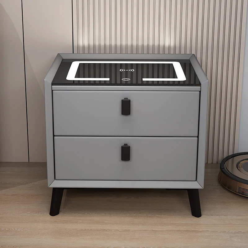 

Bedside Tables Nightstand Bedroom Organizer Nordic Wooden Bedside Table Cofee Speaker Meubles De Chambre Modern Furniture XF35XP