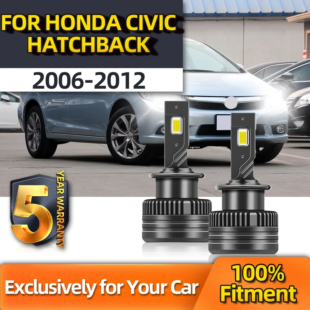 

Crossfox 110W LED 2PCS D2R Auto Headlamps Lamps Two-sided CSP Chip For Honda Civic Hatchback 2006 2007 2008 2009 2010 2011 2012