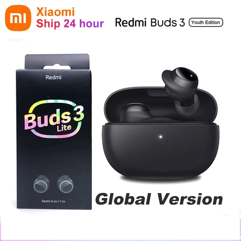 

Global Version XIAOMI REDMI BUDS 3 Lite Youth Edition Bluetooth 5.2 Earphone TWS Earphone Smart Touch Bluetooth Earphone