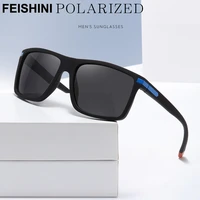 feishini brand anti reflective visual driving glasses uv protection plastic titanium women sunglasses for men polarized luxury