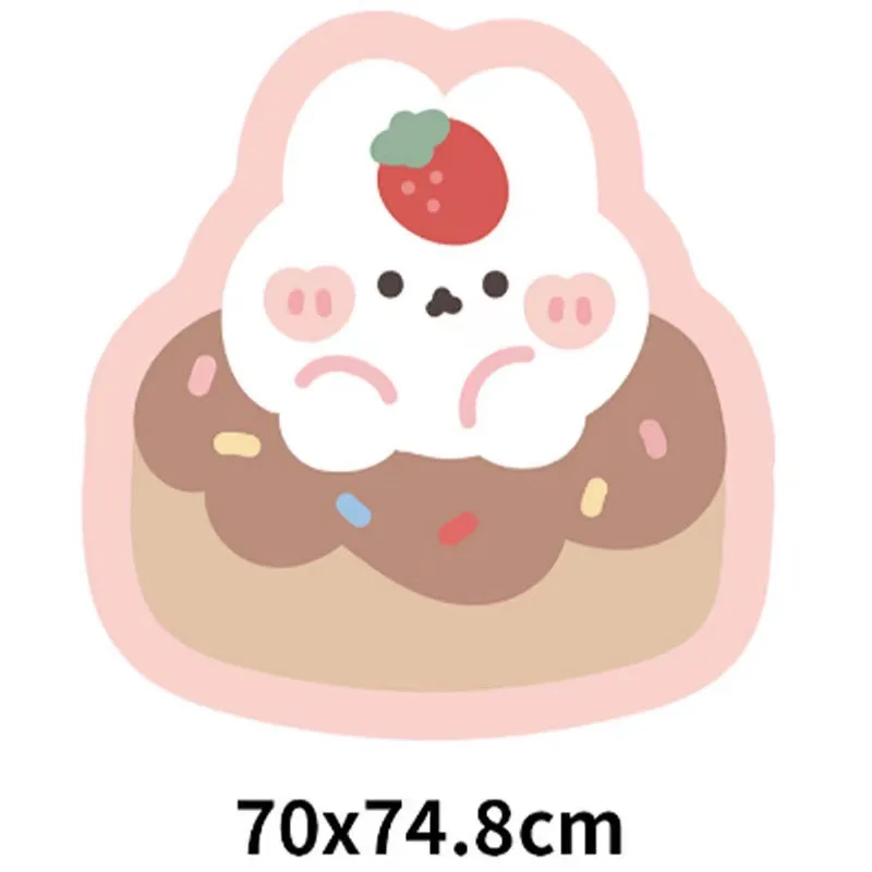 

Hot Kawaii Plush Carpet Cute Bedside Carpet Cartoon Carpet Bathroom Absorbent Carpet Soft and Comfortable Back Anti-Slip Design