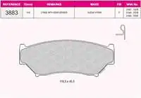 

Store code: 3883 for ten brake pad VITARA 5 door