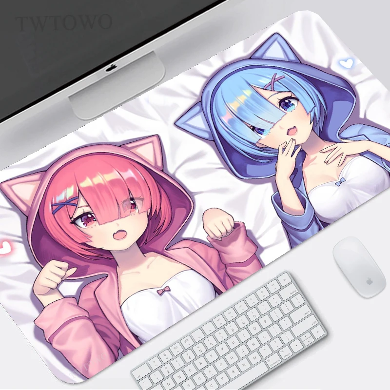 

Re:life in a Different World From Zero Mouse Pad Gamer XL Mousepad XXL keyboard pad Office Computer Table Mat Desktop Mouse Pad
