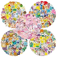 50pcsbag pokemon stickers non repeating cartoon waterproof sunscreen notebook trolley case motorcycle decoration
