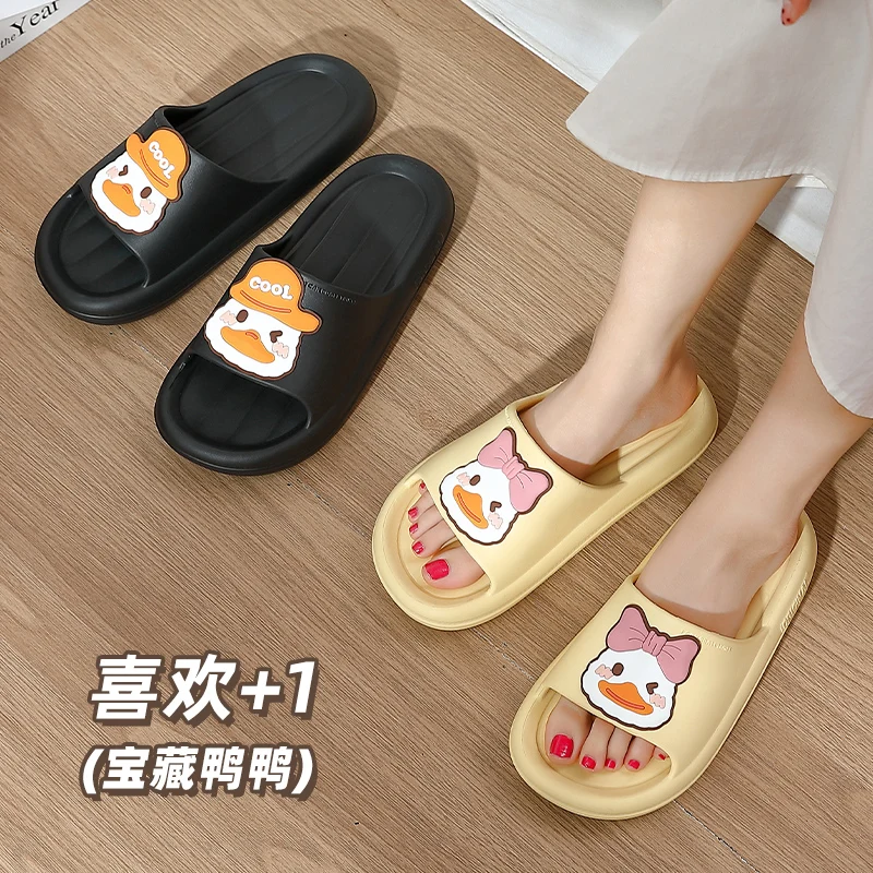 Шлепанцы для мужчин и женщин сланцы пляжа сандалии с героями мультфильмов на