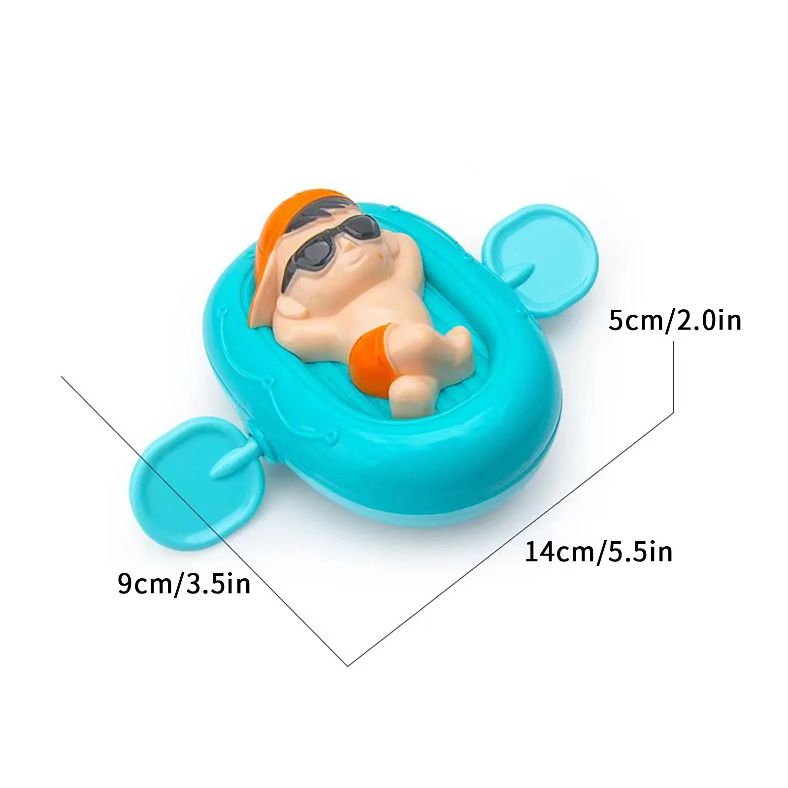 Baby Cute Bath Toy Bathroom Playing Water Floating Winding Clockwork Toy Swimming Crab Yacht Bath Children's Bath Set Baby Toys