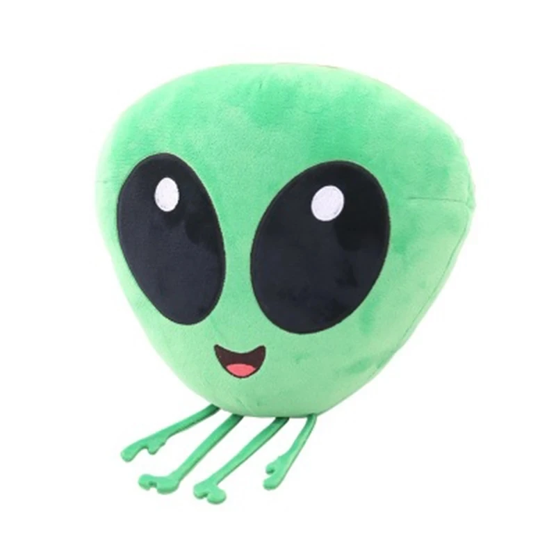 

33cm Fashion Girl Funny ET Pillow Expression Adventure Green Alien Monster Plush Doll Toy Friend Boy Birthday Gift Toys