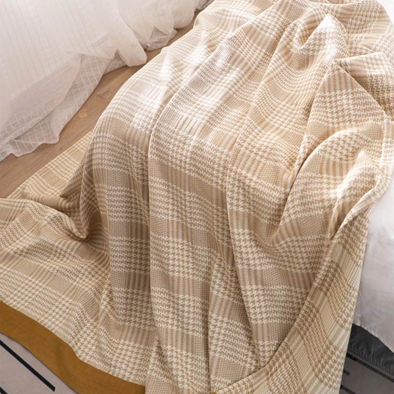 

Bamboo Cotton Blankets for Beds Warm Thick 200x230cm Bedspread on The Bed Weighted Blanket Duvet Double Bed Winter Blanket