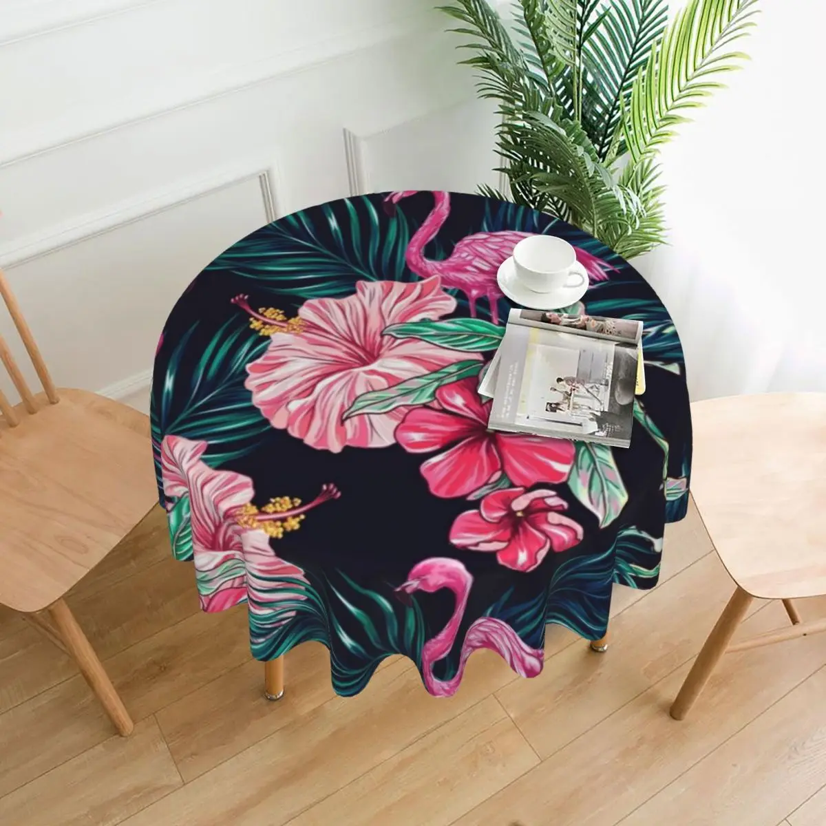 

Скатерть с розовыми фламинго, розовая Женская скатерть для стола, квадратная скатерть из полиэстера под заказ, оптовая продажа скатертей