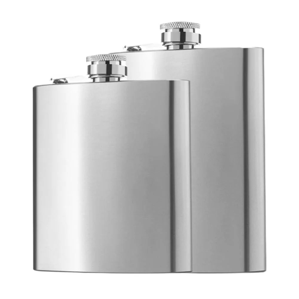 

6/8oz Small Hip Flask Stainless Steel Alcohol Portable Whiskey Liquor Pocket Wine Bottle Large Capacity