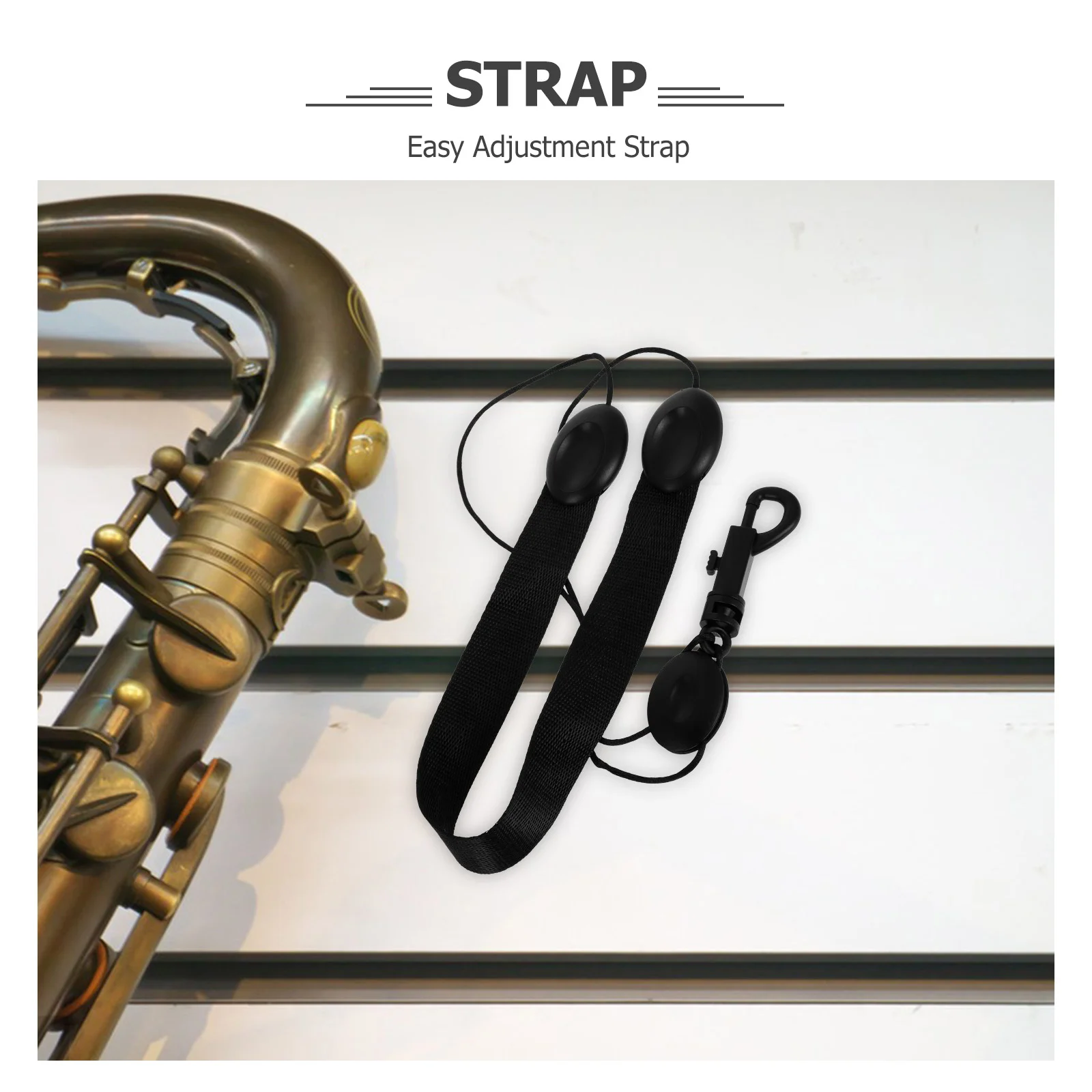 Музыкальный инструмент кларнет шейный ремешок инструменты нейлоновая лента с