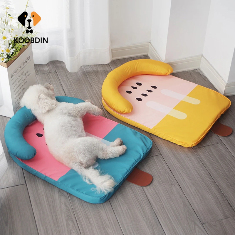 

Pet Dog Cooling Mat Summer Ice Pad Sleeping Mats for Cat Breathable Washable Small Medium Pet Dog Bed Cats Cushion Pet Supplies