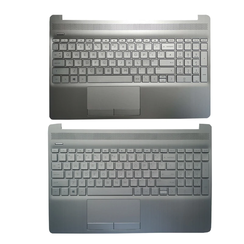 

NEW US/UK laptop Keyboard for HP Pavilion 15-DW 15s-DU 15s-DY TPN-C139 250 G8 with silver palmrest upper cover no backlight