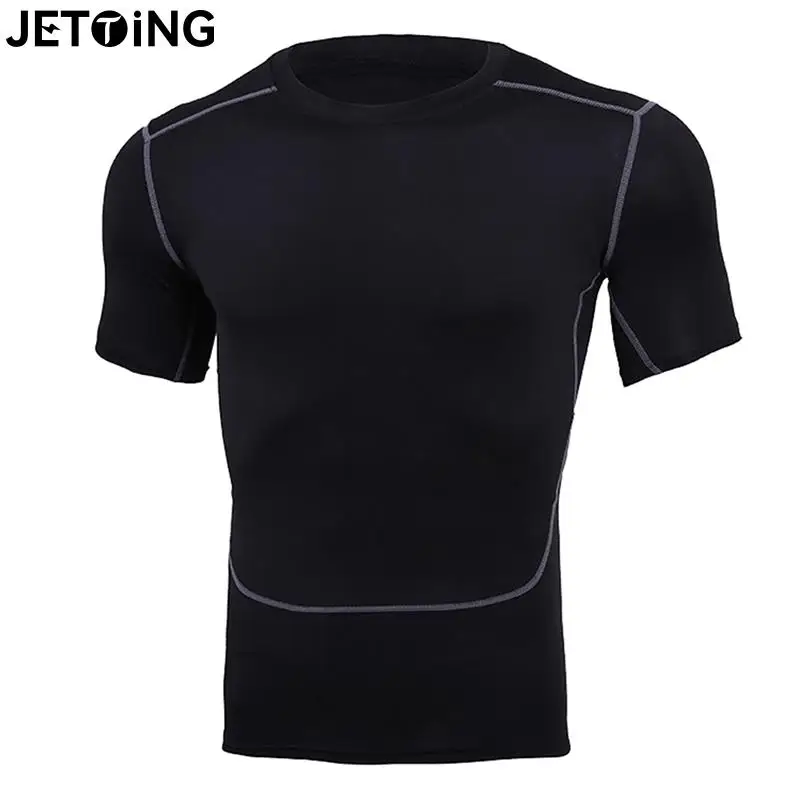 

Quick Dry Running Shirt Men Rashgard Fitness Sport Gym T-shirt Bodybuilding Gym Clothing Workout Short Sleeve Tshirt For Men