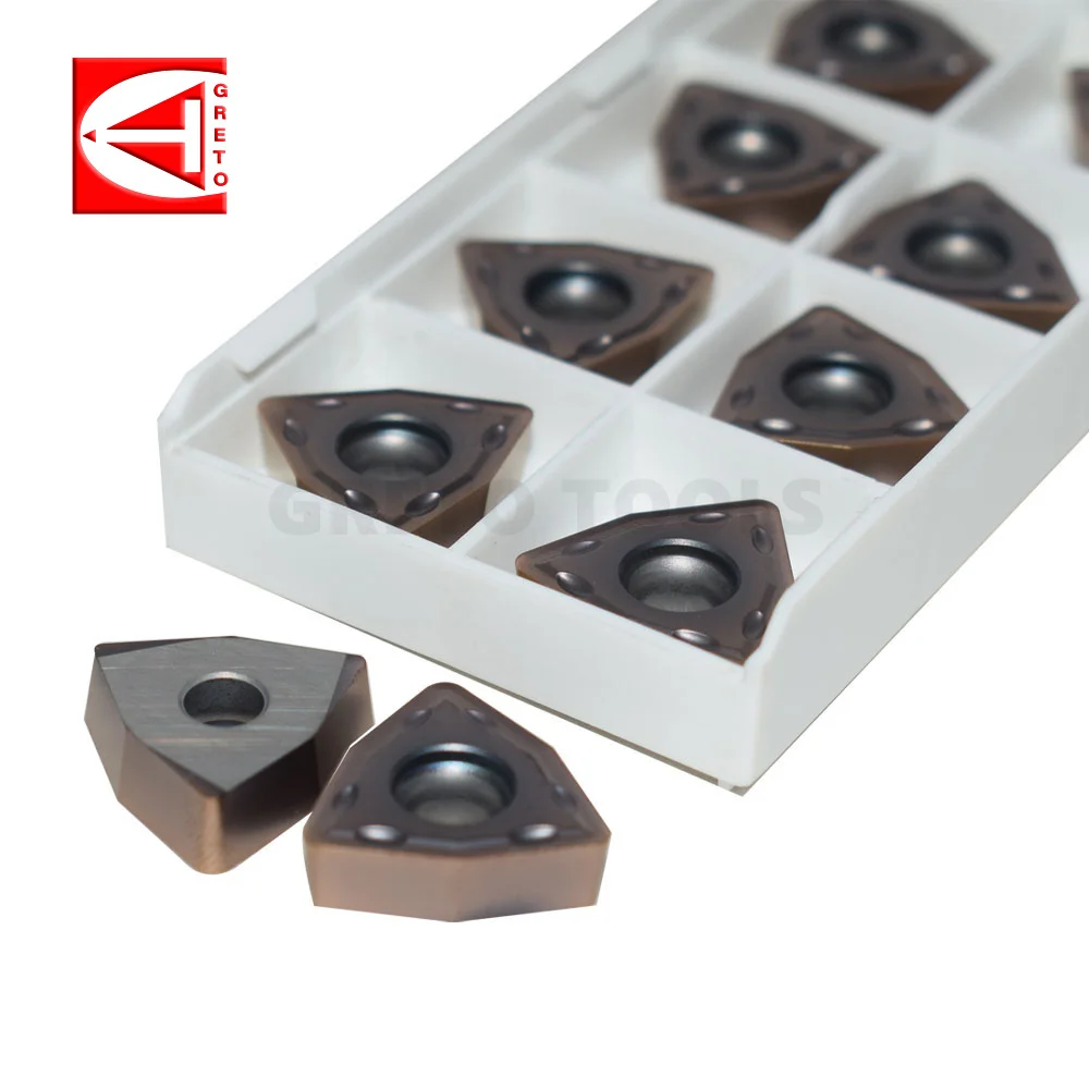 

Твердосплавная пластина GRETO WCMT080412FN GT4201 GT4204, токарный инструмент WCMT 080412-FN