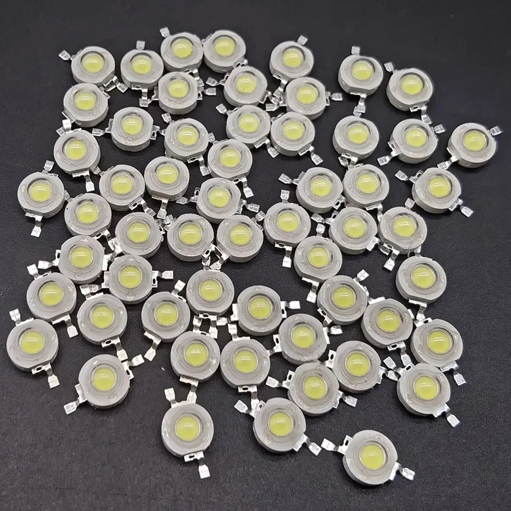 

100PCS High Power LED Lumen Lamp Beads 1W 3W White Light Warm Light LEDs Bulb Light Emitting Diodes SMD Chip 220-240LM Lamp Bead